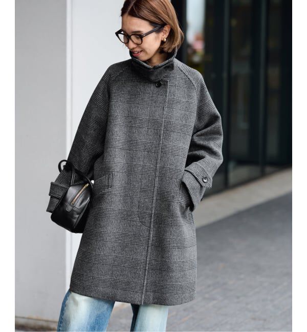 FRAMeWORK「≪WEB先行 / 追加≫ラムウールMIXシャルムバルカラーコート」|ステンカラーコート|