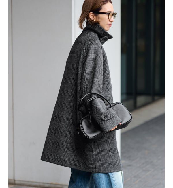 FRAMeWORK「≪WEB先行 / 追加≫ラムウールMIXシャルムバルカラーコート」|ステンカラーコート|