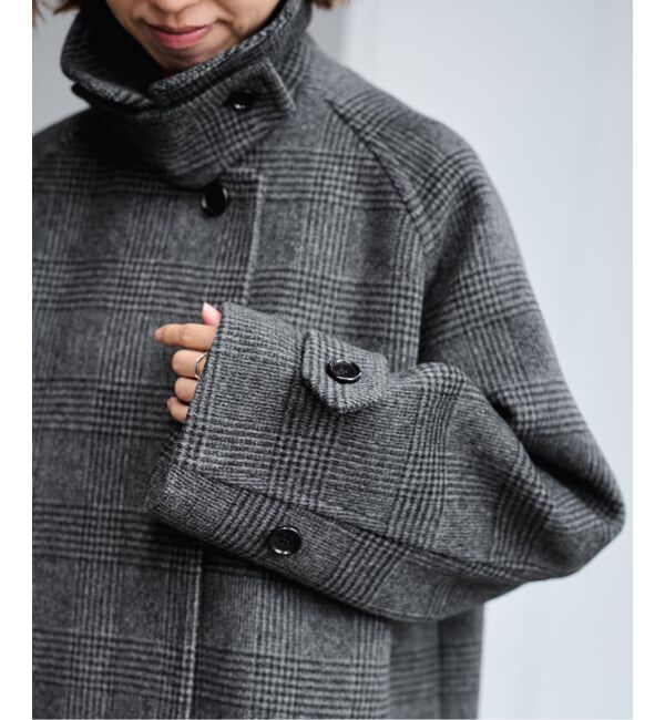 FRAMeWORK「≪WEB先行 / 追加≫ラムウールMIXシャルムバルカラーコート」|ステンカラーコート|