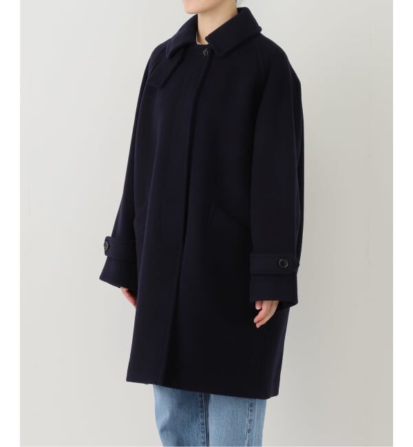 FRAMeWORK「≪WEB先行 / 追加≫ラムウールMIXシャルムバルカラーコート」|ステンカラーコート|