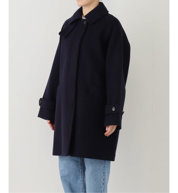 FRAMeWORK「≪WEB先行 / 追加≫ラムウールMIXシャルムバルカラーコート」|ステンカラーコート|