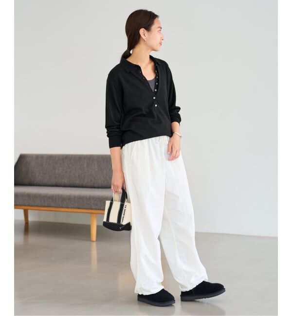 FRAMeWORK「イタリアヤーン basic ポロ衿プルオーバー」|ニット・セーター|