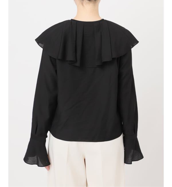 NOBLE「《追加》ブライトシアーフリルブラウス」|シャツ・ブラウス|