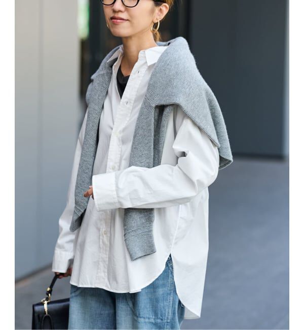 FRAMeWORK「LONG-シャツ」|シャツ・ブラウス|ホワイト