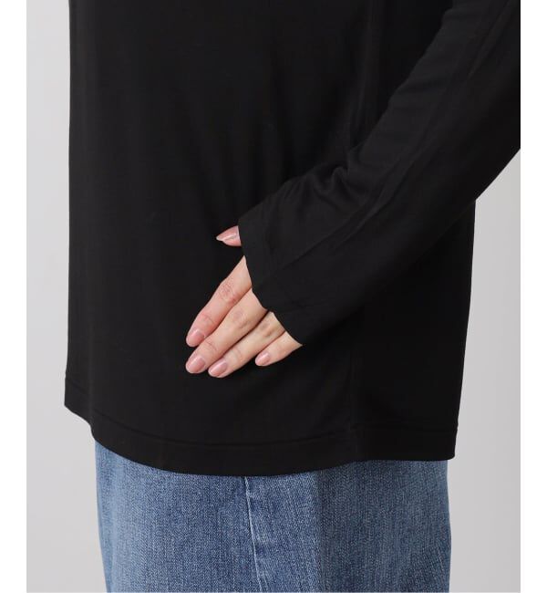 FRAMeWORK「ATON/エイトン MODAL SILK JERSEY CREWNECK PULLOVER」|Tシャツ・カットソー|