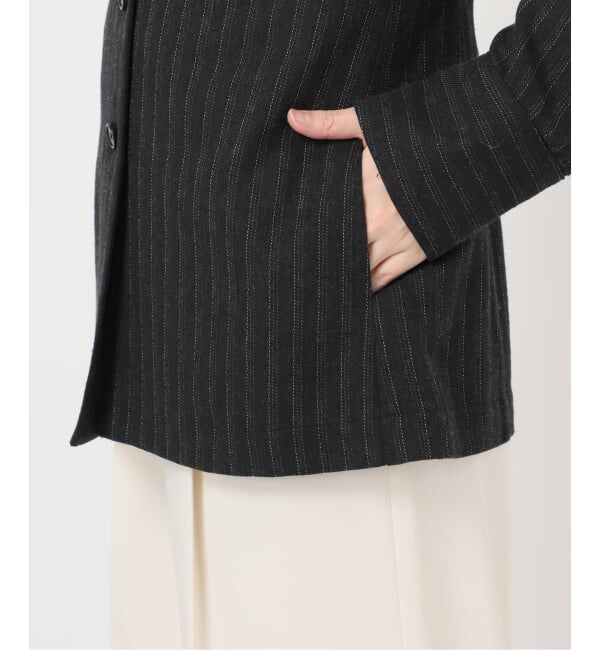 NOBLE「《NOBLE別注》MIRKO BERTOLA/ミルコベルトラ ストライプシャツジャケット」|シャツ・ブラウス|