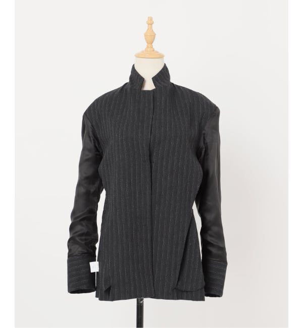 NOBLE「《NOBLE別注》MIRKO BERTOLA/ミルコベルトラ ストライプシャツジャケット」|シャツ・ブラウス|
