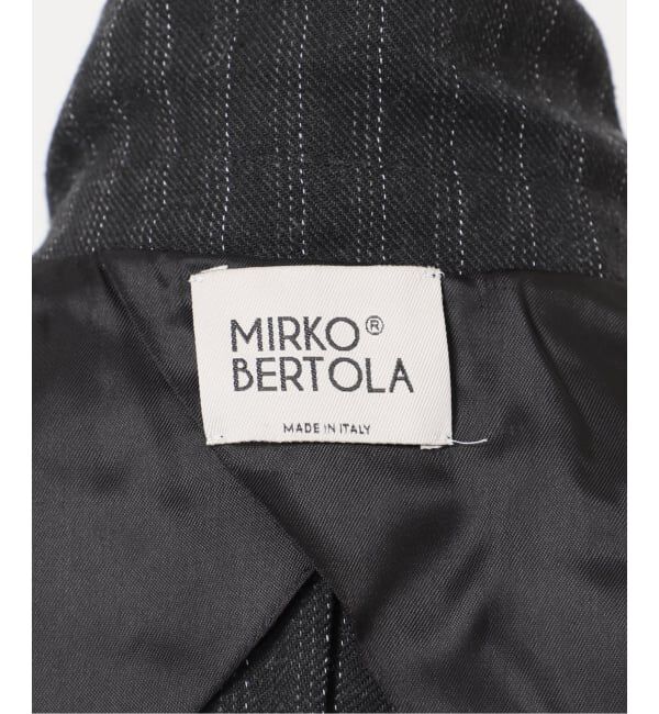 NOBLE「《NOBLE別注》MIRKO BERTOLA/ミルコベルトラ ストライプシャツジャケット」|シャツ・ブラウス|