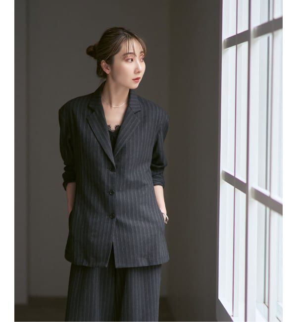 NOBLE「《NOBLE別注》MIRKO BERTOLA/ミルコベルトラ ストライプシャツジャケット」|シャツ・ブラウス|