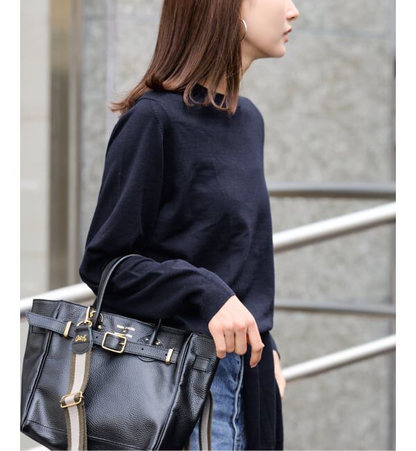 FRAMeWORK「イタリアヤーン basic クループルオーバー」|ニット・セーター|