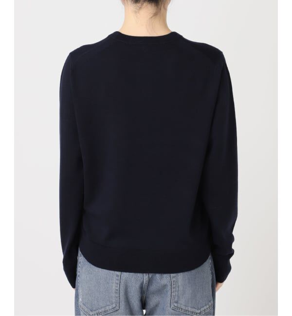 FRAMeWORK「イタリアヤーン basic クループルオーバー」|ニット・セーター|