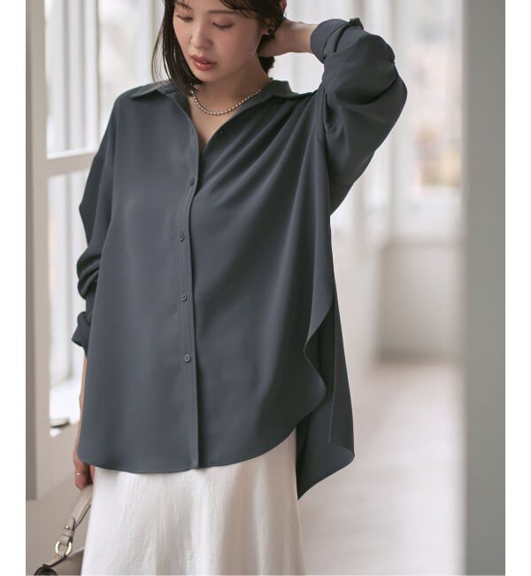 NOBLE「《26SS先行予約・追加》シーズンカラープレーンシャツ」|シャツ・ブラウス|