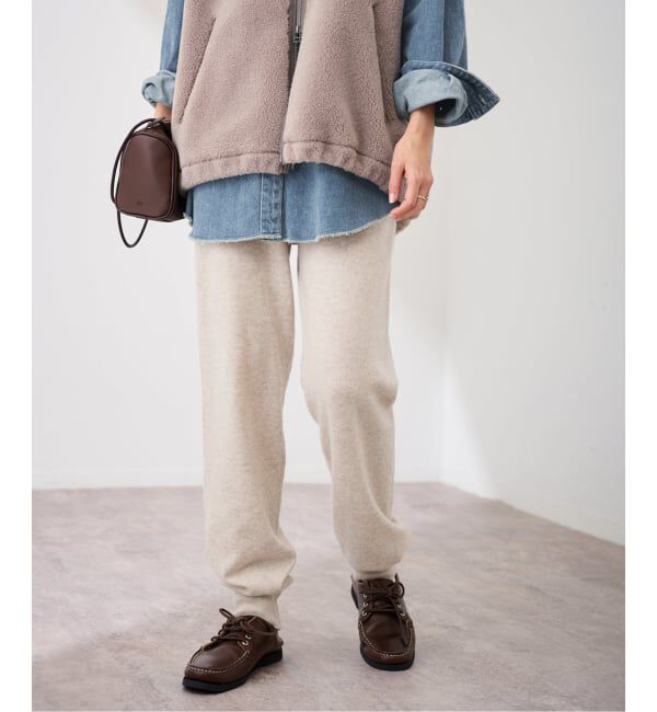 FRAMeWORK「カシミヤ ニットパンツ」|その他|