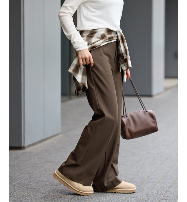 FRAMeWORK「≪WEB限定 / 追加予約≫裏起毛フレアパンツ 6」|スラックス|