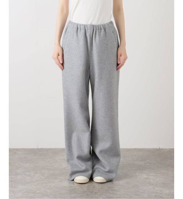FRAMeWORK「SOWER/ソウワー VANA シルク混フリースパンツ」|スラックス|