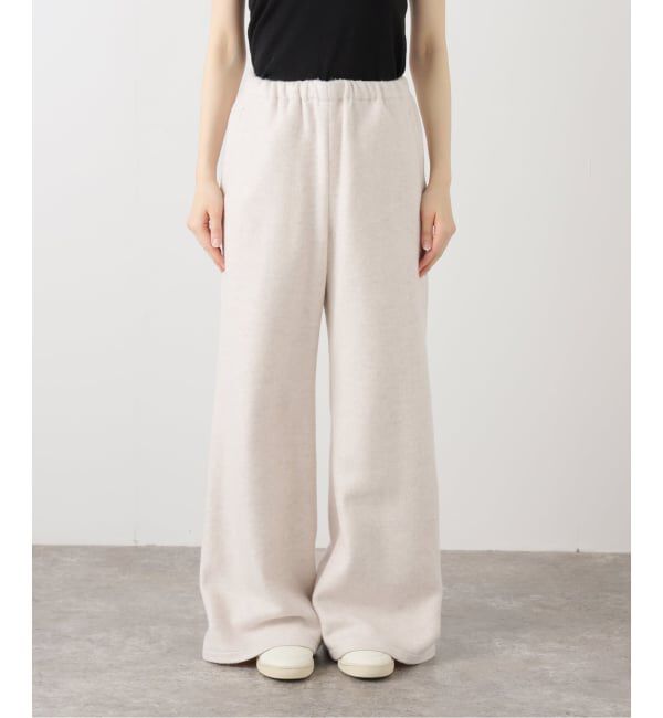FRAMeWORK「SOWER/ソウワー VANA シルク混フリースパンツ」|スラックス|