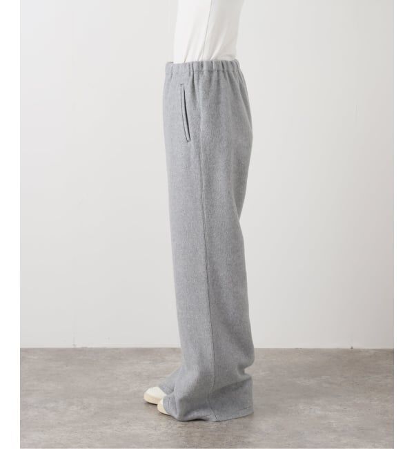 FRAMeWORK「SOWER/ソウワー VANA シルク混フリースパンツ」|スラックス|