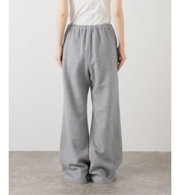 FRAMeWORK「SOWER/ソウワー VANA シルク混フリースパンツ」|スラックス|