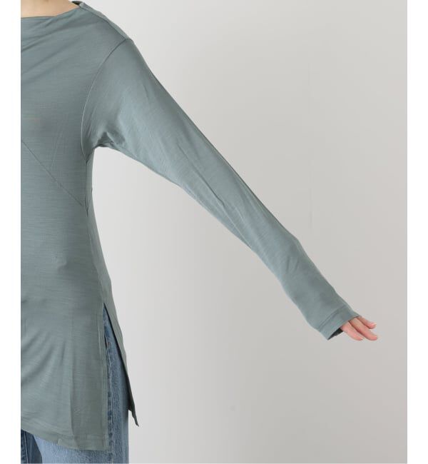 FRAMeWORK「SOWER/ソウワー VELLA シルクコン アシンメトリープルオーバー」|Tシャツ・カットソー|