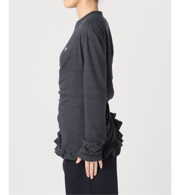 U by SPICK&SPAN「《予約》【OURSAALTY / アワーサールティー】 Pleasant Frill T-shirts」|Tシャツ・カットソー|