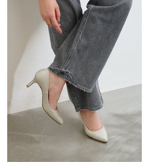  「≪追加≫7cmグリッタープレーンパンプス」|パンプス|