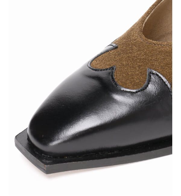 GRISE「GRISE LEATHER WESTERN メリージェーン」|パンプス|