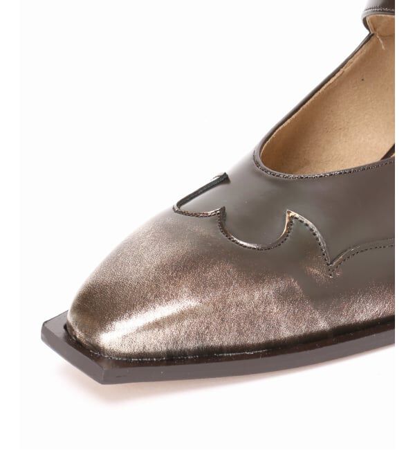 GRISE「GRISE LEATHER WESTERN メリージェーン」|パンプス|