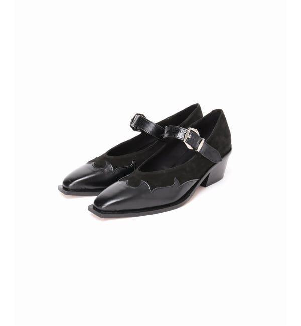 GRISE「GRISE LEATHER WESTERN メリージェーン」|パンプス|