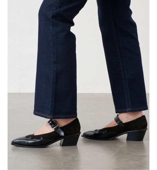 GRISE「GRISE LEATHER WESTERN メリージェーン」|パンプス|