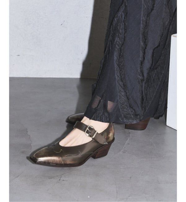 GRISE「GRISE LEATHER WESTERN メリージェーン」|パンプス|