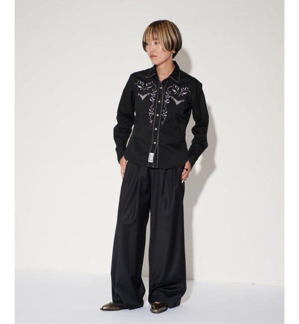 GRISE「GRISE LEATHER WESTERN メリージェーン」|パンプス|