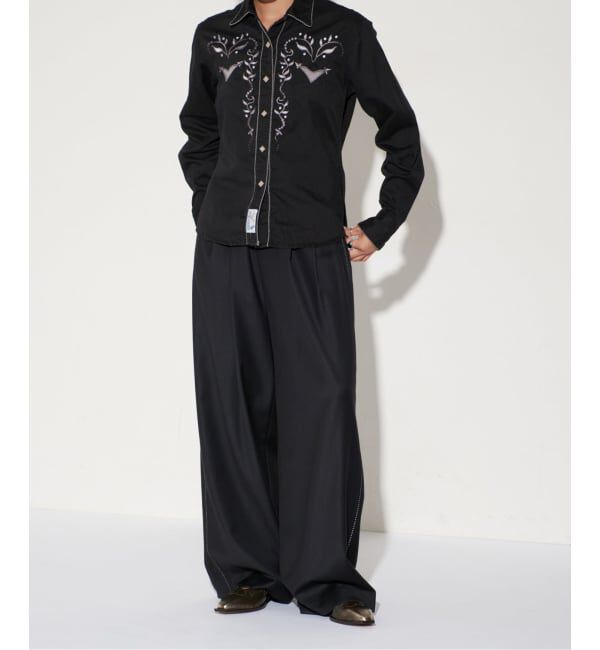 GRISE「GRISE LEATHER WESTERN メリージェーン」|パンプス|