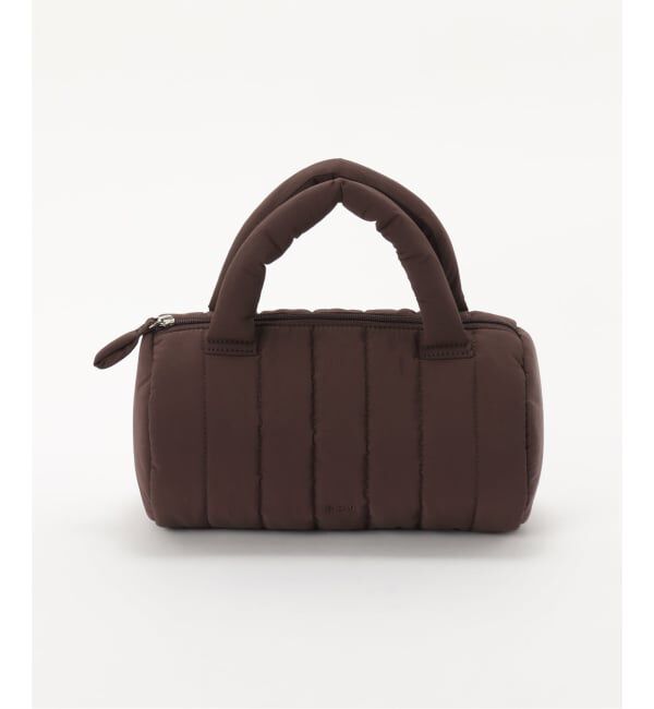 GRISE「ROHSEOUL/ローソウル Cylinder padding tote」|トートバッグ|ブラウン