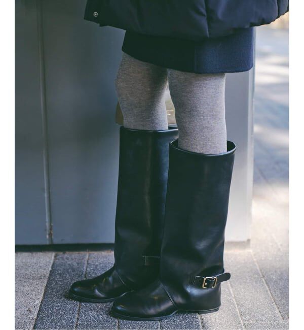  「《追加予約》5cmワイドシャフトカバーブーツ」|ロングブーツ|