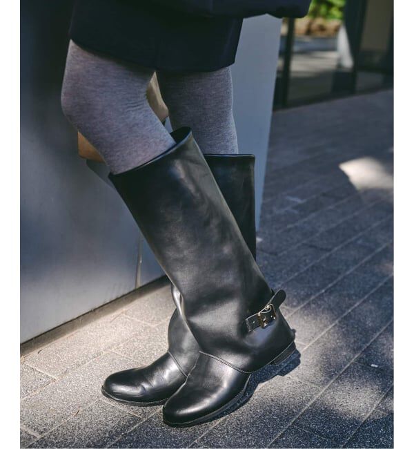  「《追加予約》5cmワイドシャフトカバーブーツ」|ロングブーツ|