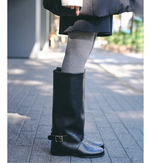 「《追加予約》5cmワイドシャフトカバーブーツ」|ロングブーツ|