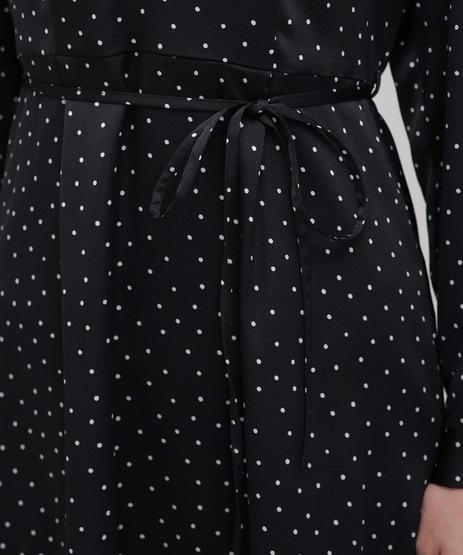 nano･universe「LB.03/ドットVネックワンピース」|ワンピース|