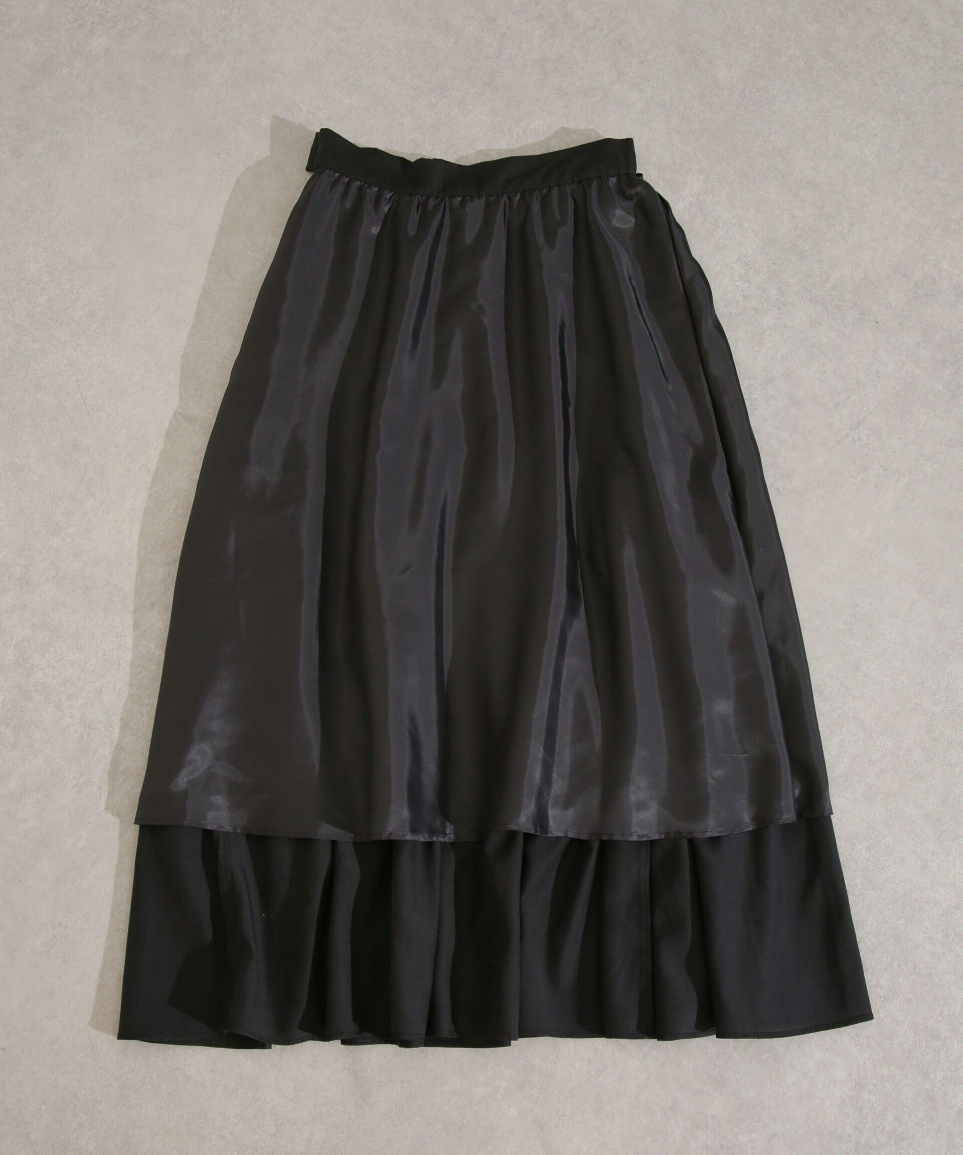 nano･universe「キュプラコットン ギャザースカート(セットアップ可)」|スカート|