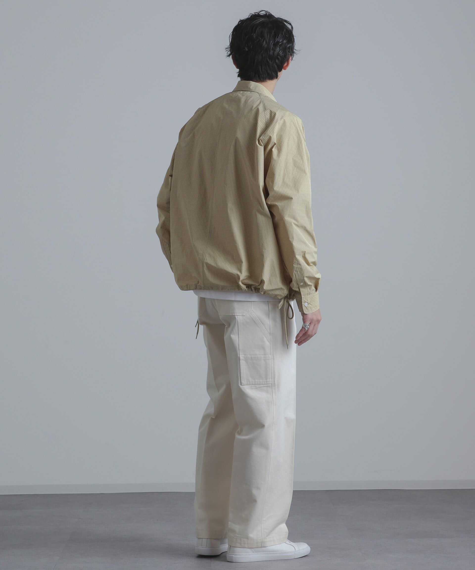 nano･universe「総柄サイドスピンドルコーチシャツジャケット」|ブルゾン・スタジャン|