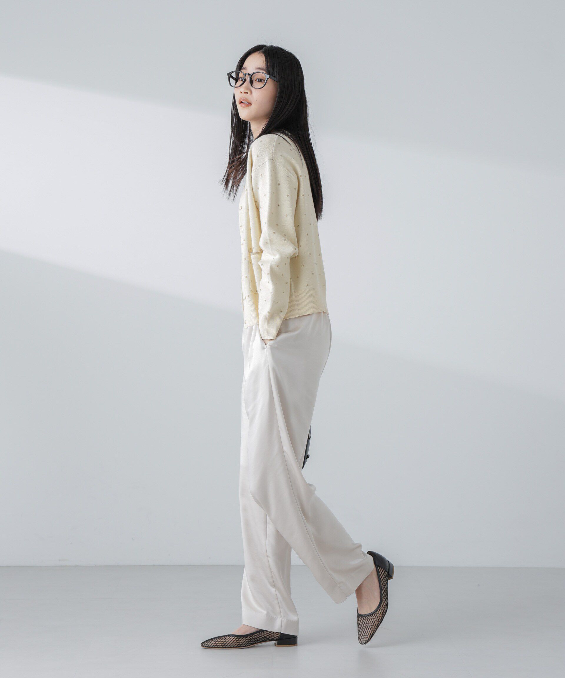 nano･universe「サテンセミワイドイージーパンツ」|その他|