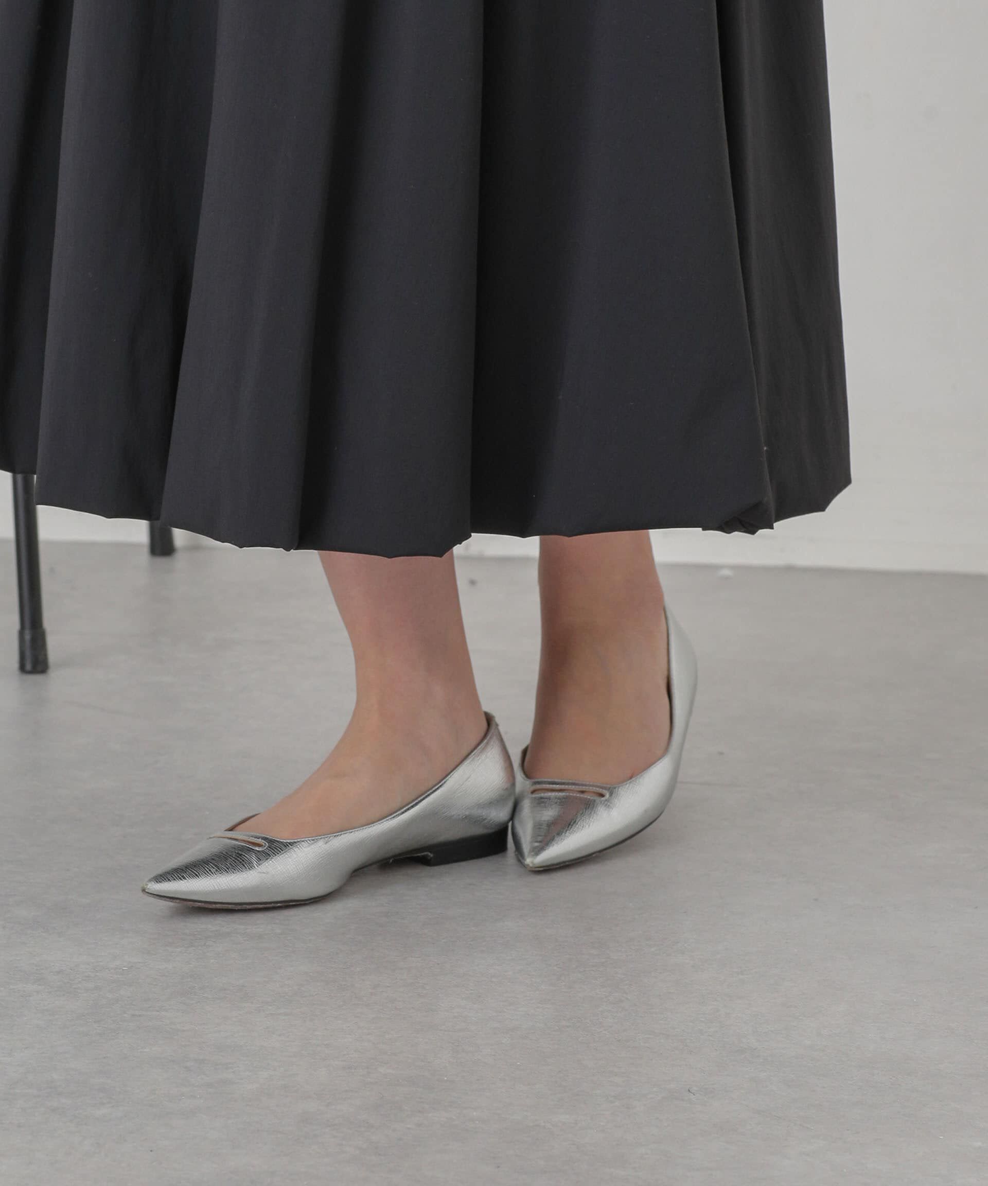 nano･universe「シャーリングギャザーバルーンスカート」|スカート|