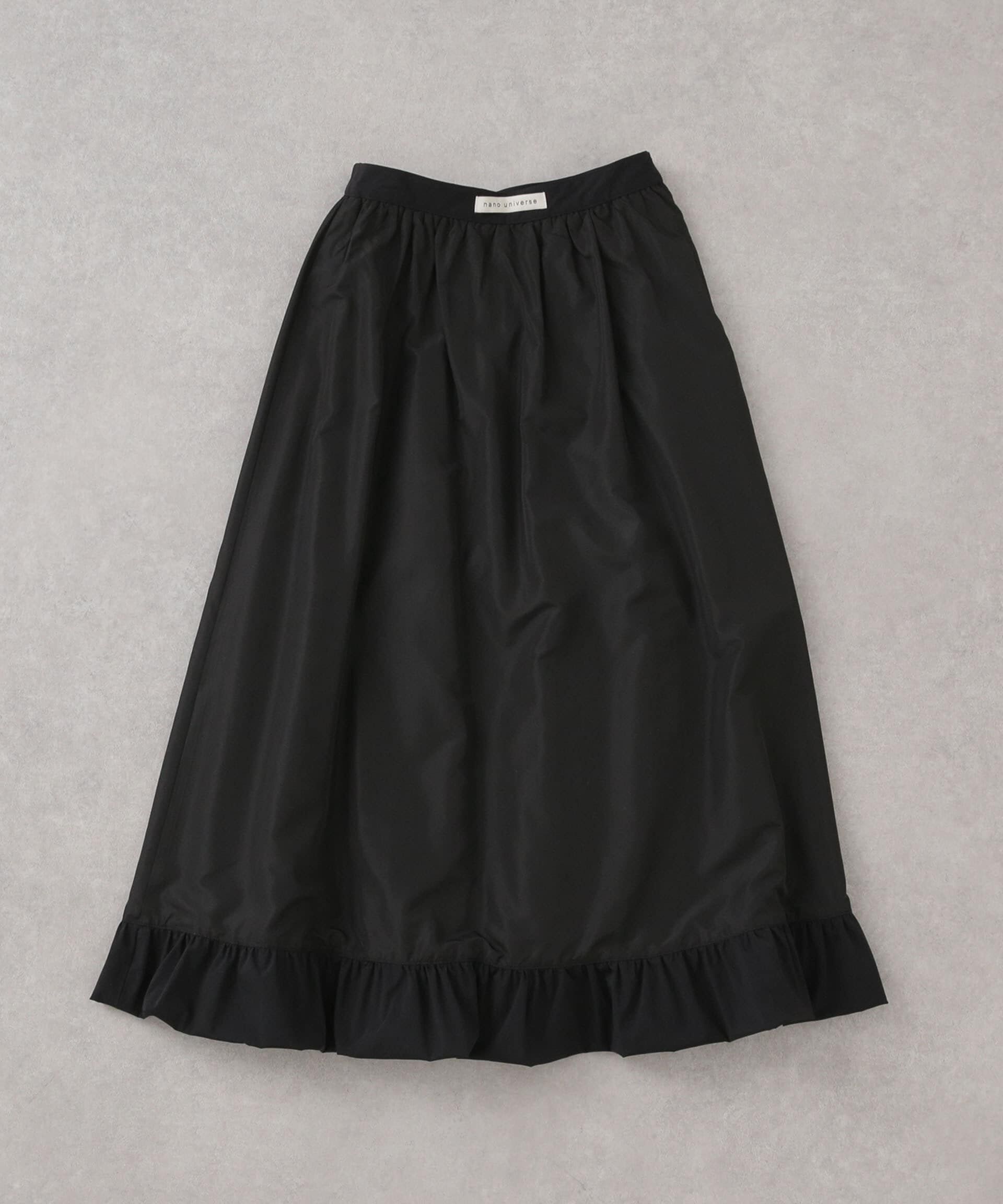 nano･universe「シャーリングギャザーバルーンスカート」|スカート|
