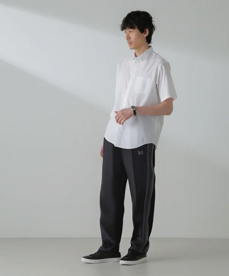nano･universe「「ICE FLOW LINEN」レギュラーカラーシャツ 半袖」|シャツ・ブラウス|
