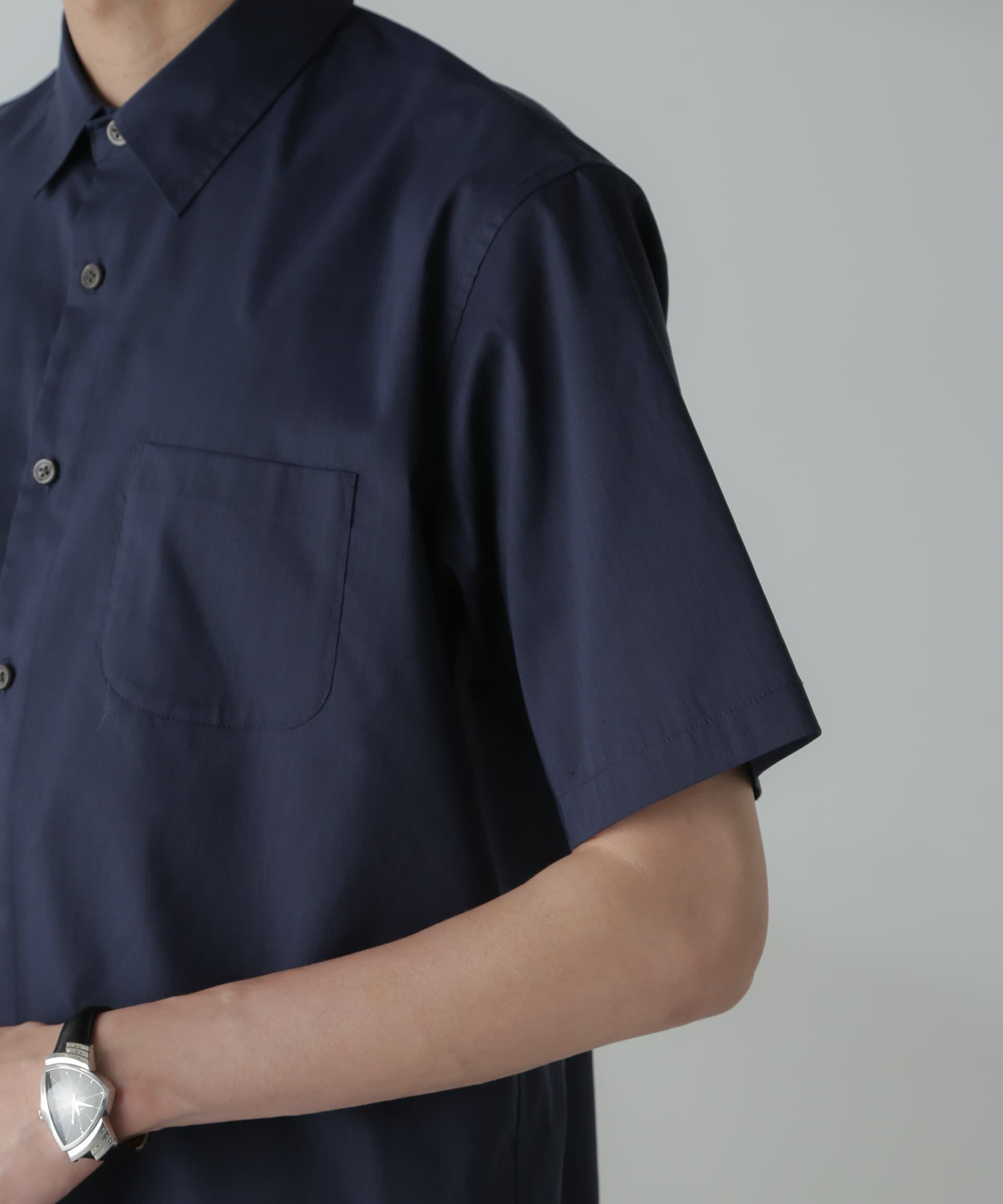 nano･universe「「ICE FLOW LINEN」レギュラーカラーシャツ 半袖」|シャツ・ブラウス|