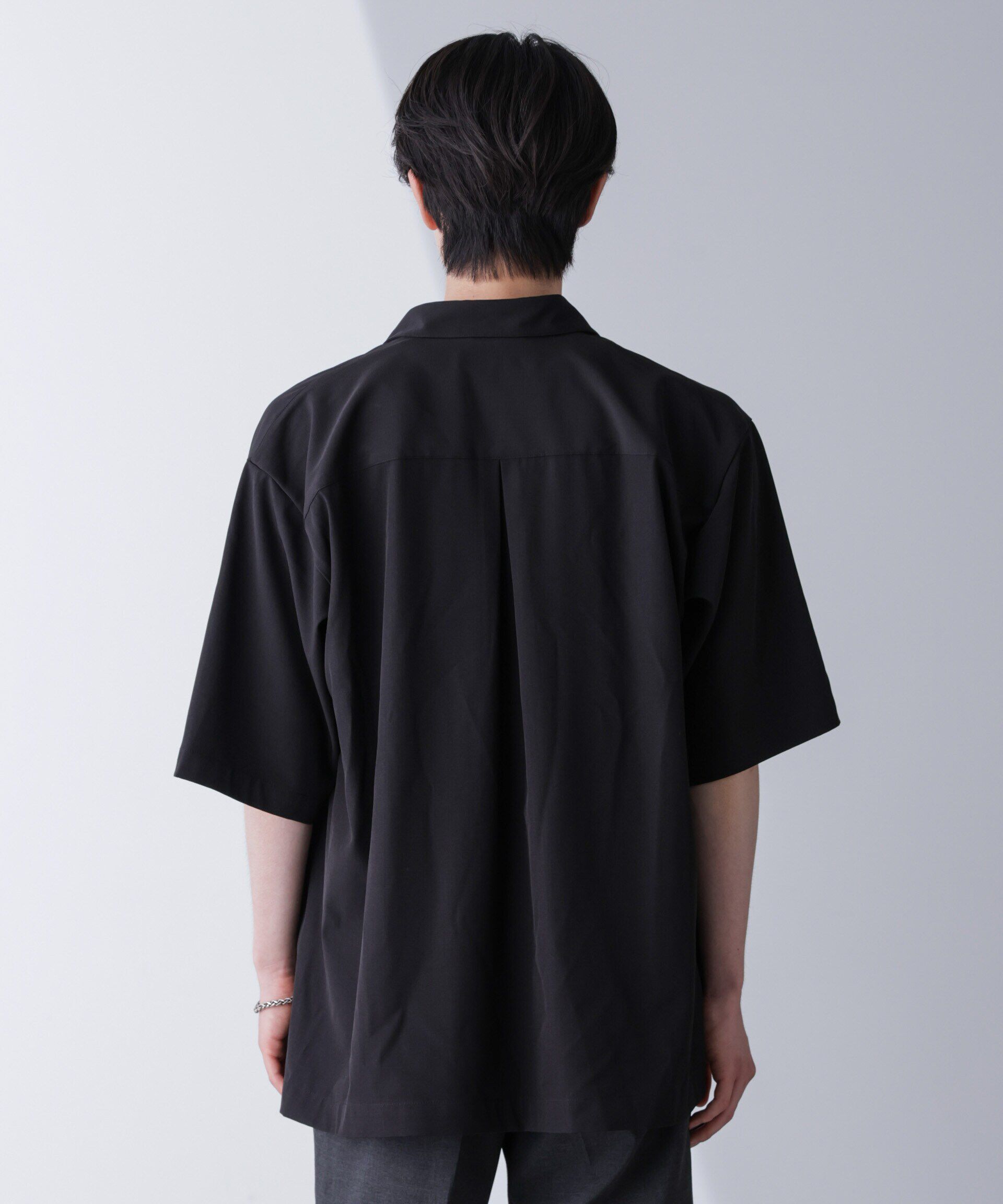 nano･universe「スキッパーPOシャツ 半袖」|シャツ・ブラウス|