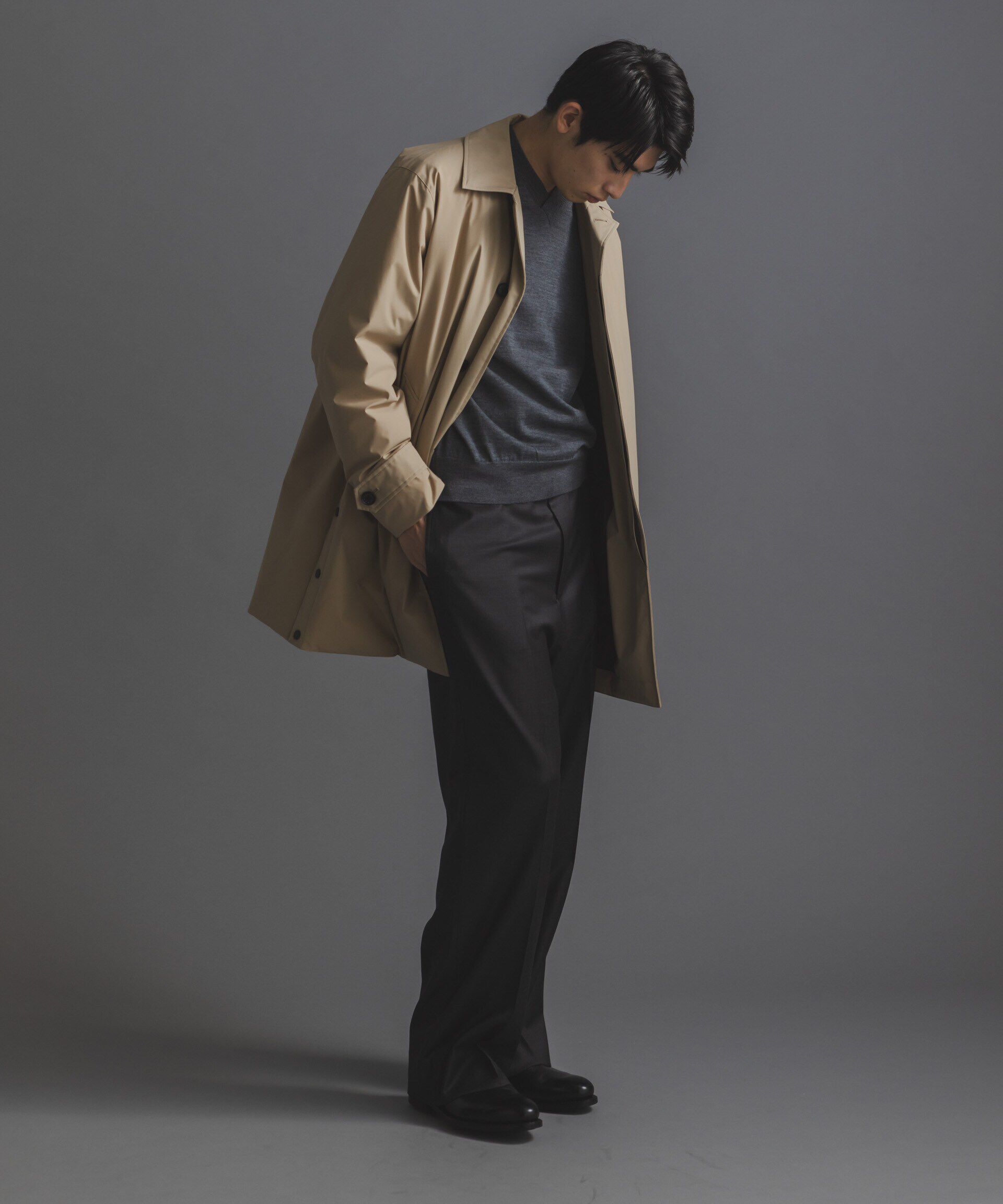 nano･universe「「西川ダウン(R)」ステンカラーダウン」|ダウン|