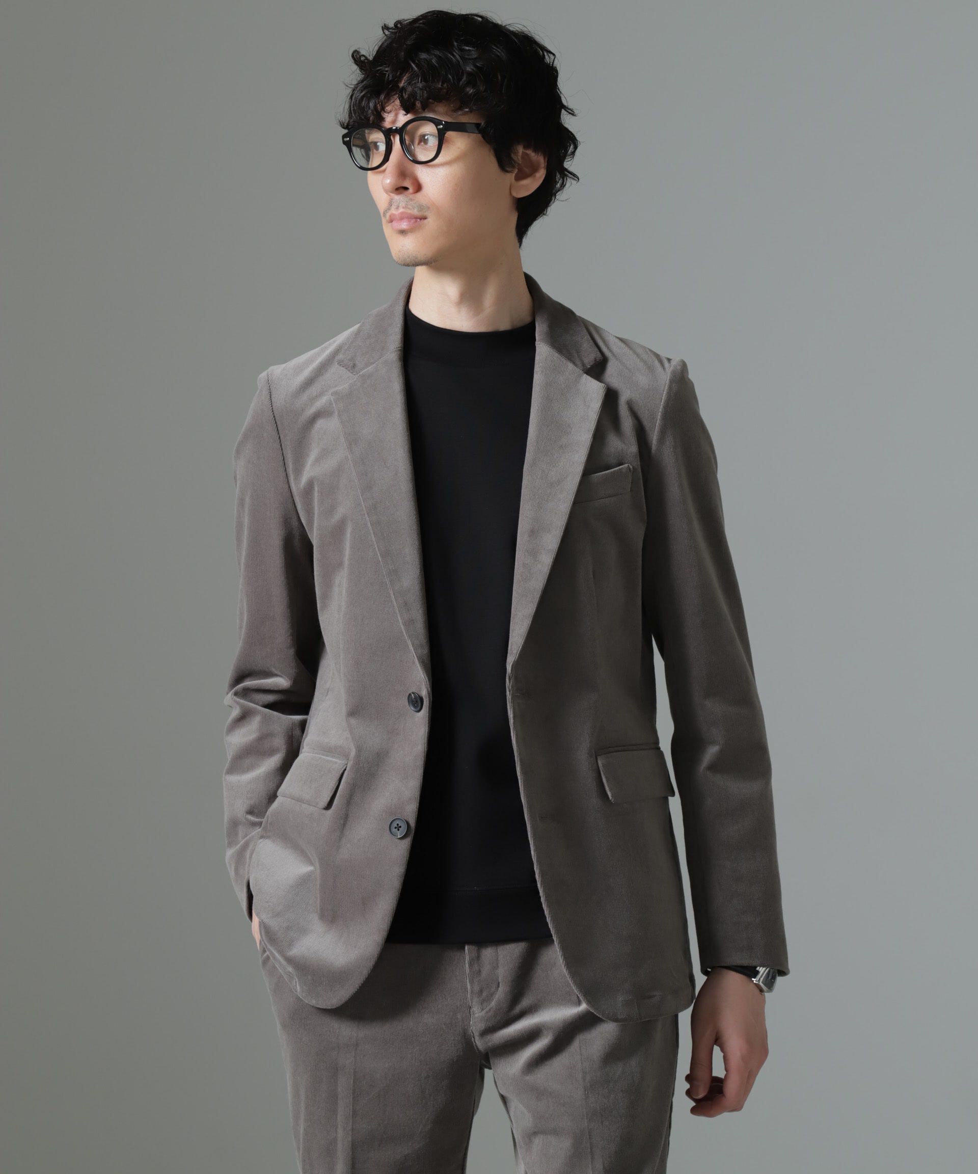 nano･universe「｢Damerino｣コットンコーデュロイストレッチセットアップ」|スーツ|