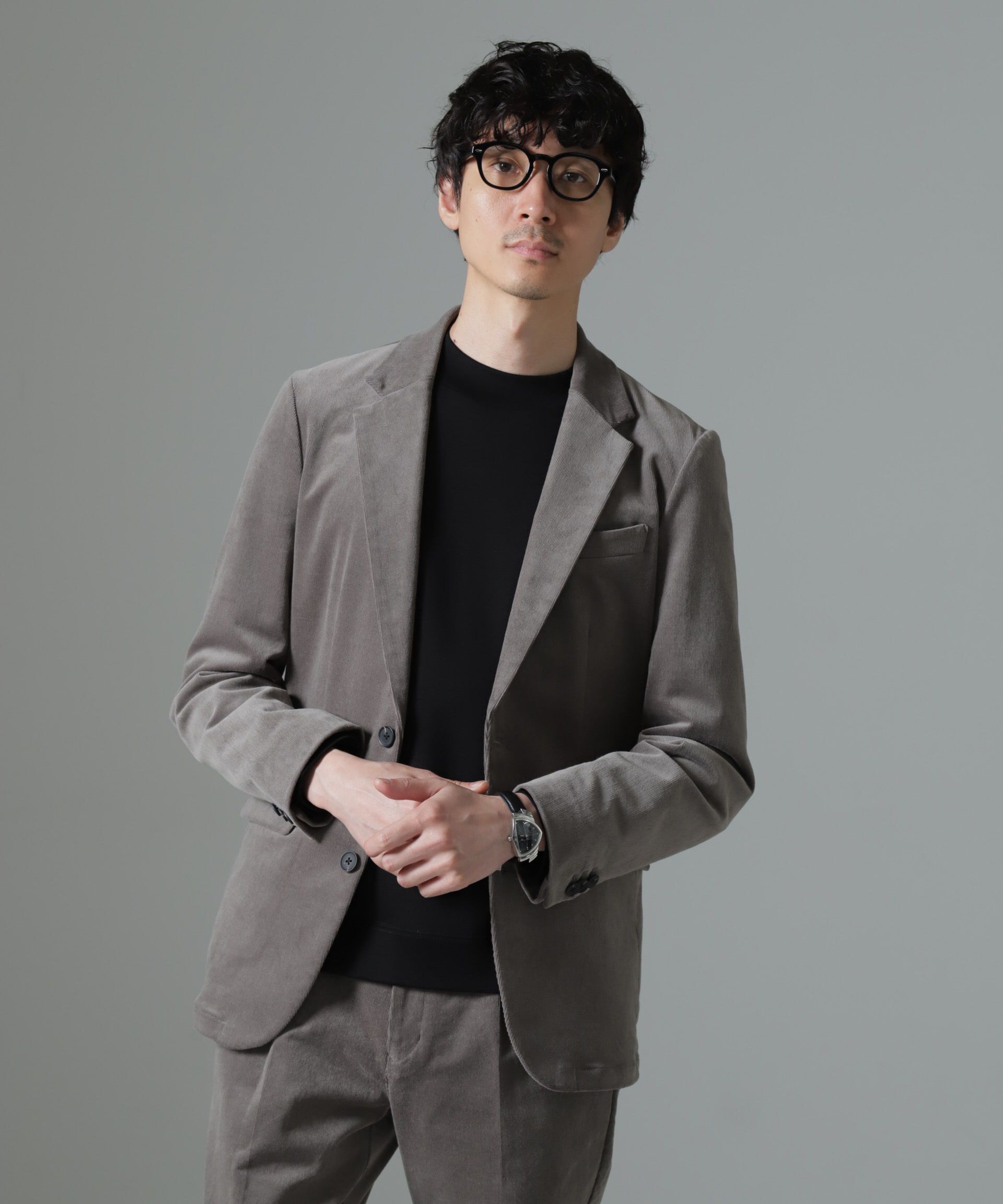 nano･universe「｢Damerino｣コットンコーデュロイストレッチセットアップ」|スーツ|