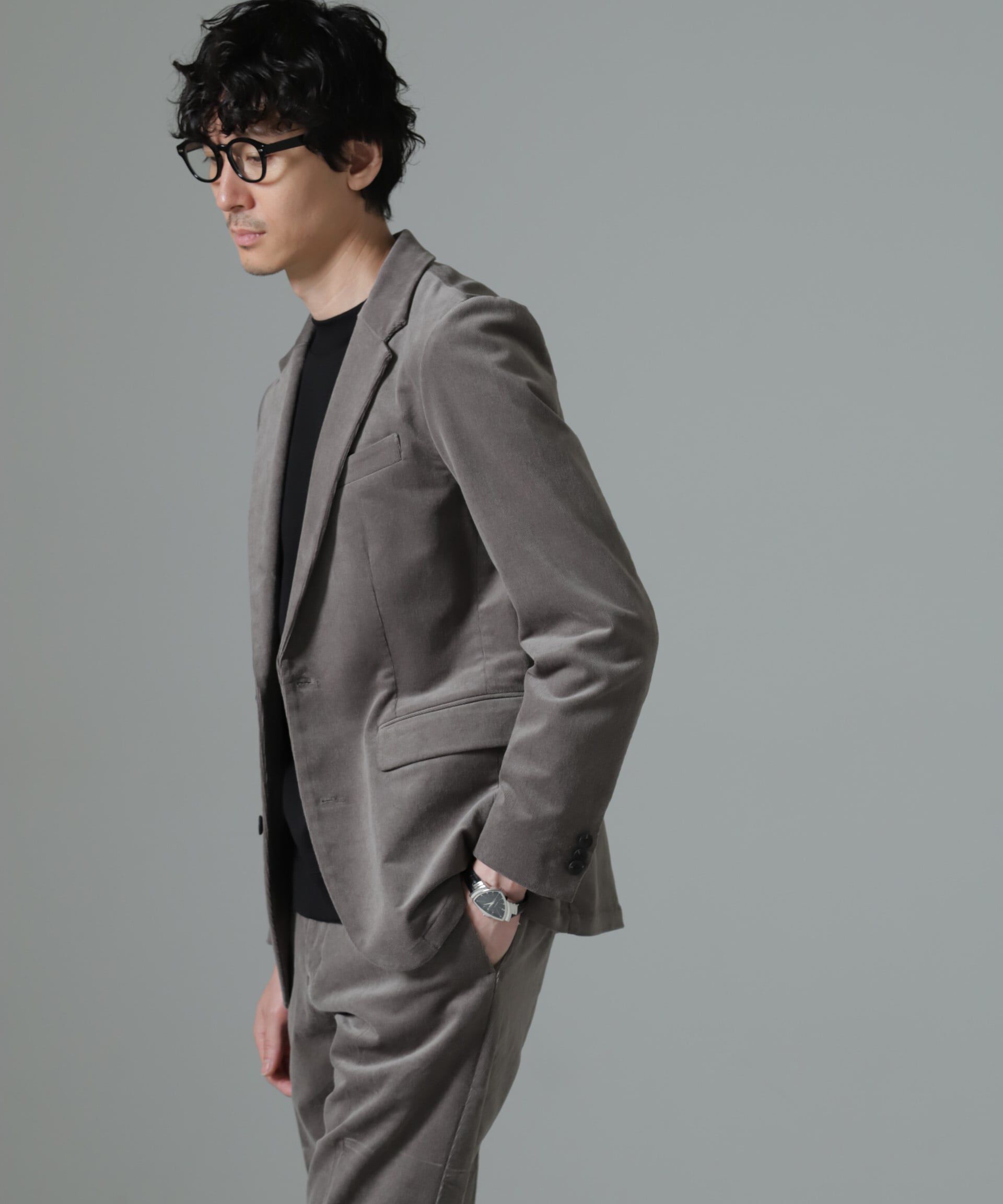 nano･universe「｢Damerino｣コットンコーデュロイストレッチセットアップ」|スーツ|