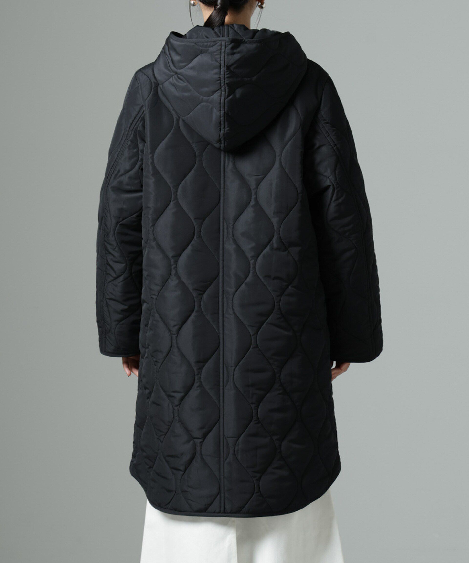 nano･universe「撥水加工 フード取り外し2WAYキルティングコート」|その他|